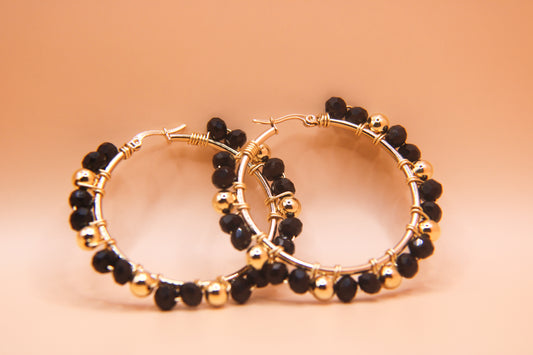 "Radiant Midnight" Earrings