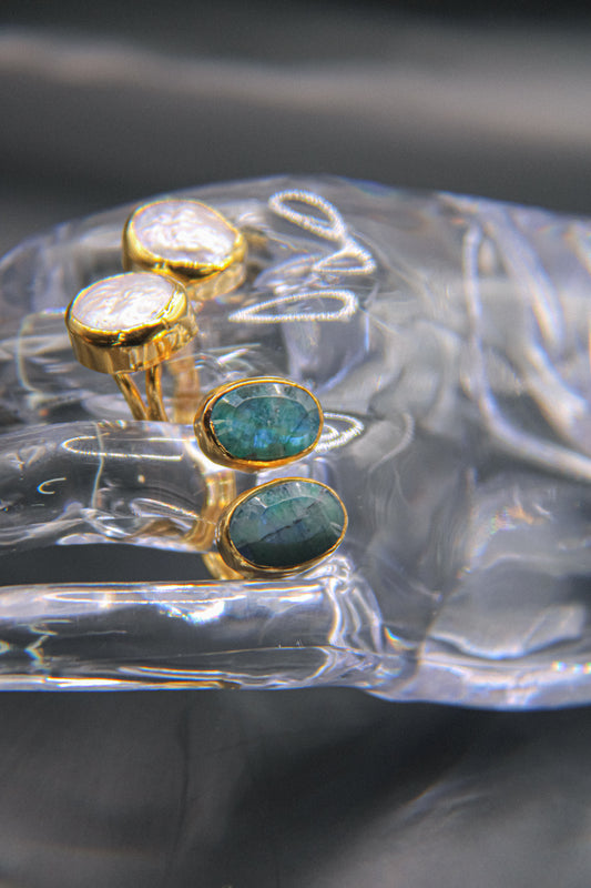 "Twin Stones" Rings