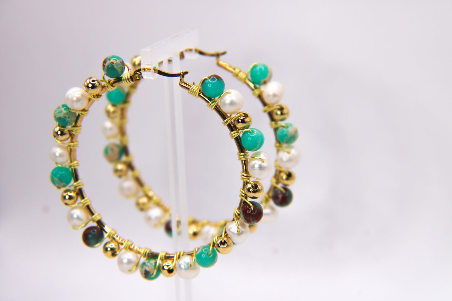 "Mermaid's Dream" Hoop Earrings