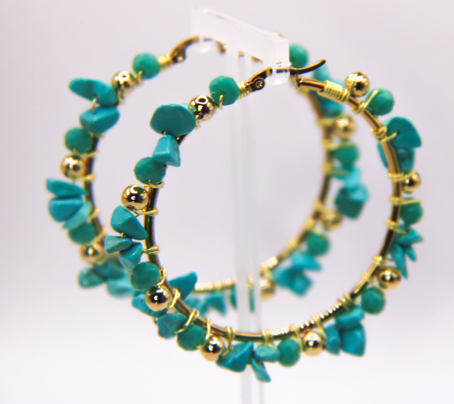 "Raw Turquoise" Earrings