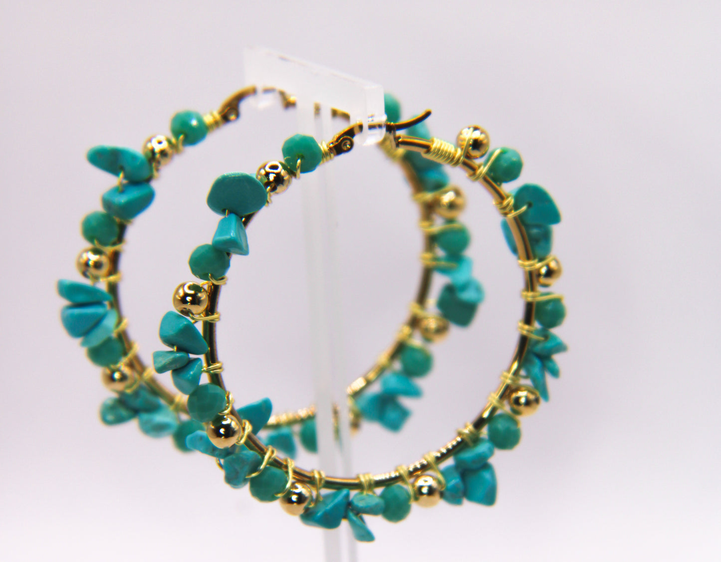 "Raw Turquoise" Earrings